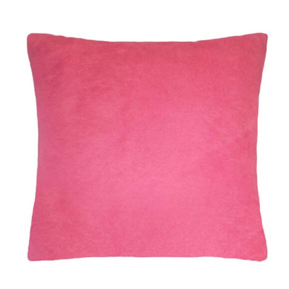 80/20 Viscose Velvet Soft Throw Pillow Cover Square 18" x 18" Pink - Picture 2 of 5